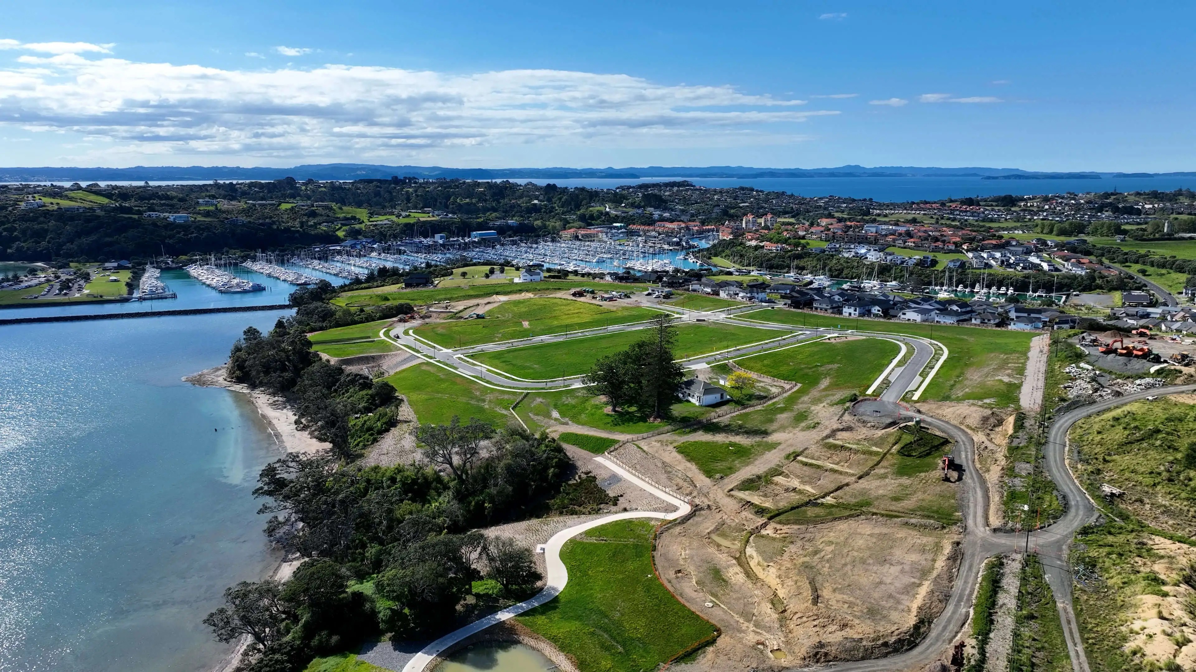 Hobbs Bay Beach with Old Dock